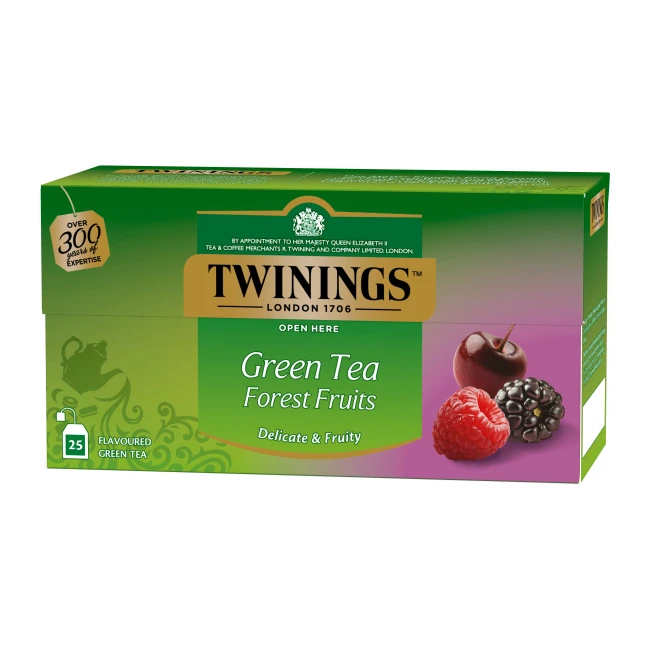 Ceai Verde Cu Aroma de Fructe de Padure Twinings 25*2g